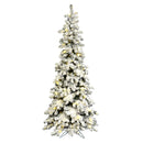 10' x 56" Flocked Kodiak Spruce Tree