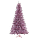 12' x 78" Orchid Pink Tinsel Tree