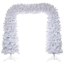 8' x 33'' Crystal White Arch Tree