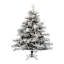 7.5' x 65" Flocked Cheshire Tree