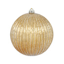 10" Mercury Finish Pumpkin Ball Ornament (Various Color Options)