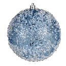 8" Glitter Hail Ball Ornament (Various Color Options)