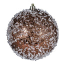 8" Glitter Hail Ball Ornament (Various Color Options)
