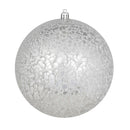 8" Crackle Ball Ornament (Various Color Options)