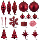 125 Piece Ornament Set (Various Color Options)