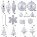 125 Piece Ornament Set (Various Color Options)