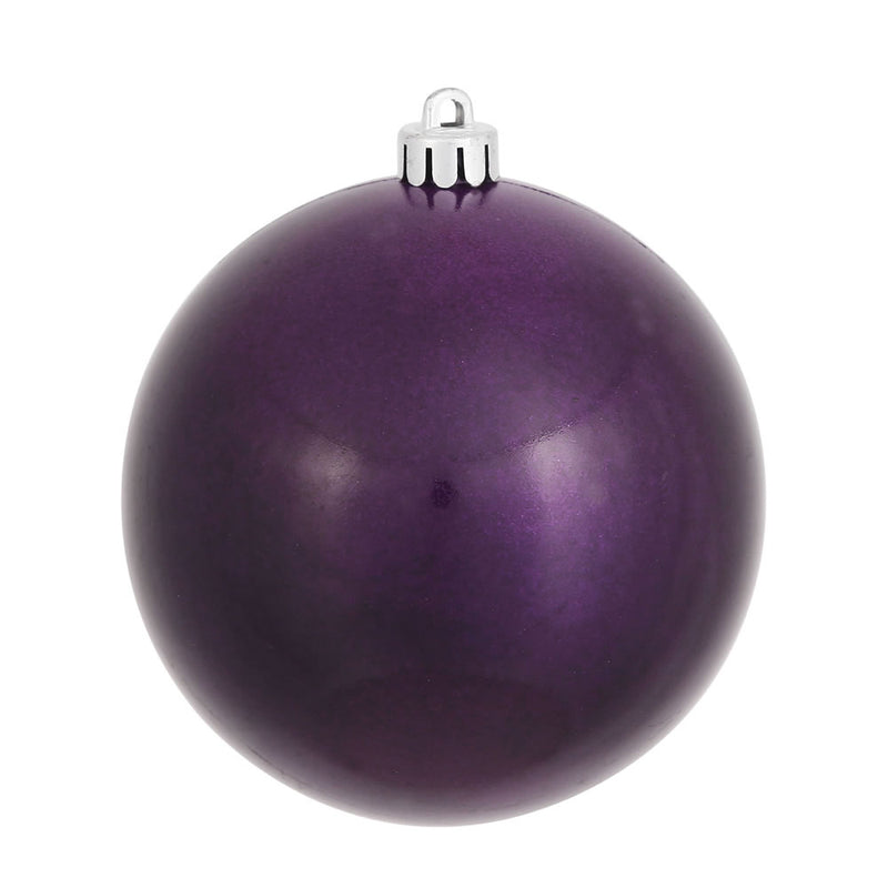 12" Plum Ball UV Drilled Cap