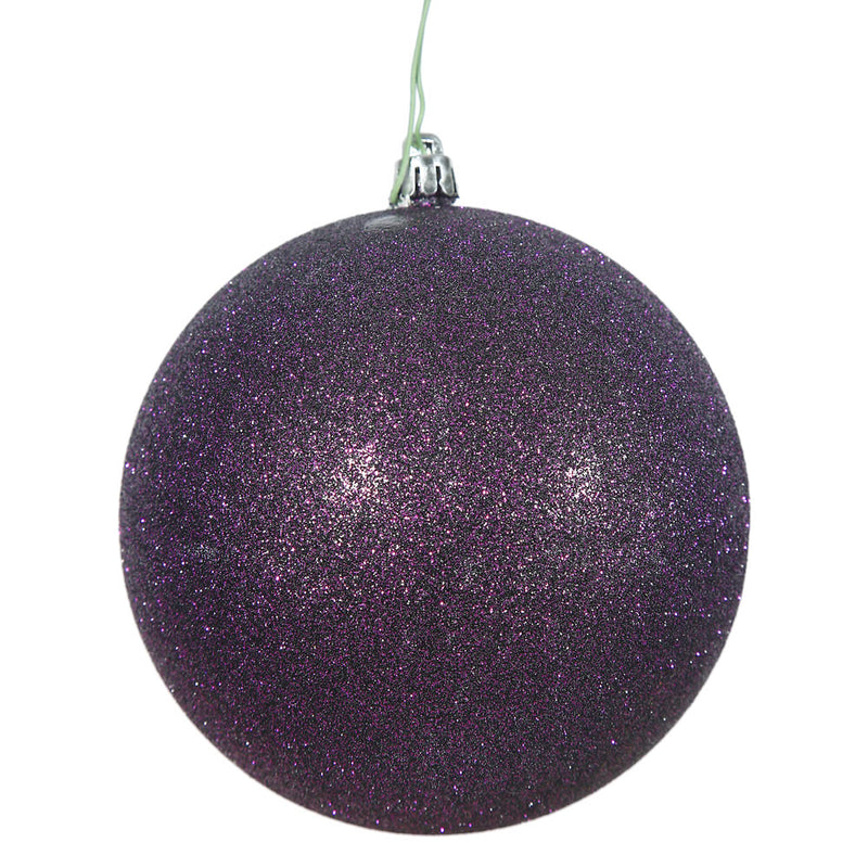 12" Plum Ball UV Drilled Cap
