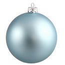 2.4" Baby Blue Ornaments. Assorted Pack of 24