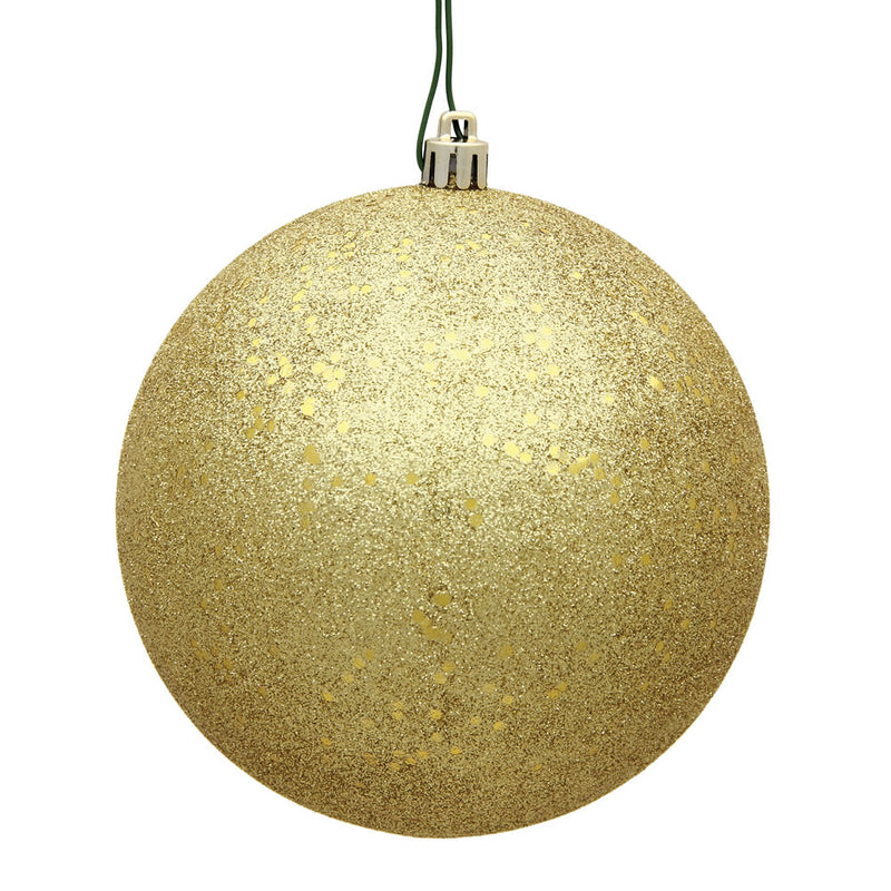 12" Gold Ball UV Drilled Cap