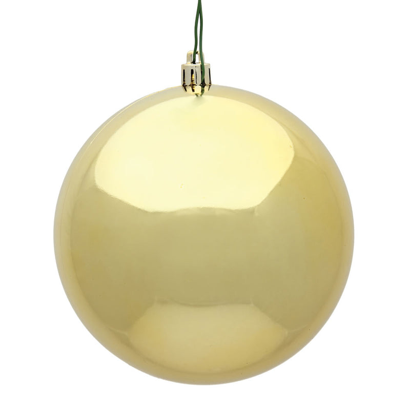 12" Gold Ball UV Drilled Cap