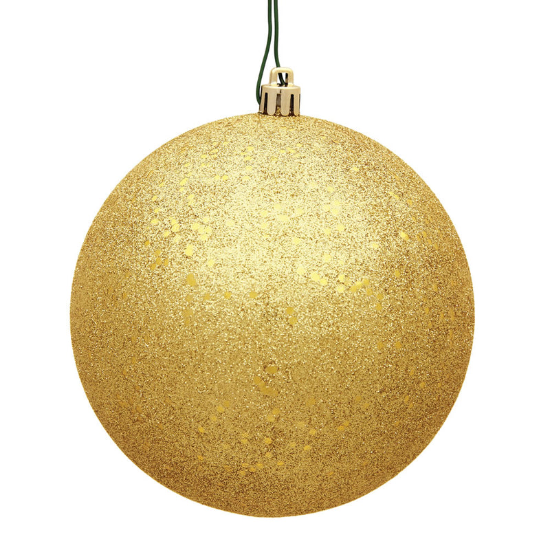 12" Honey Gold Ball UV Drilled Cap
