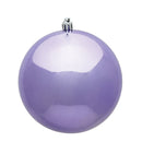 2.4" Lavender Ball Ornaments. Assorted Pack of 24