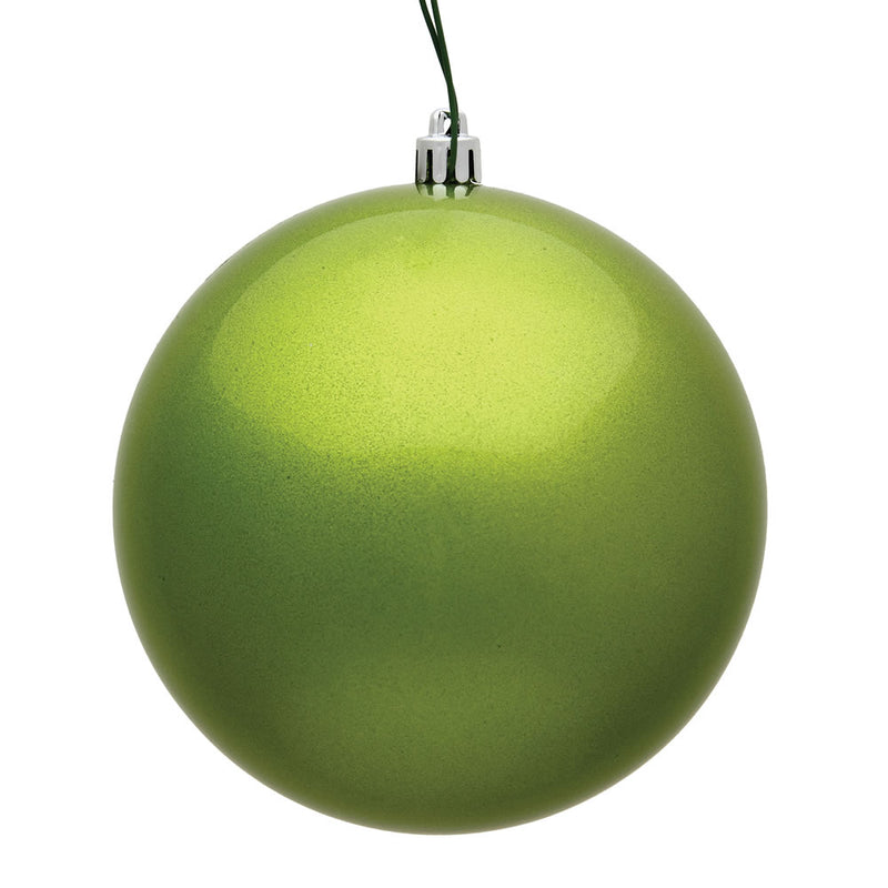 12" Lime Candy Ball UV Drilled Cap