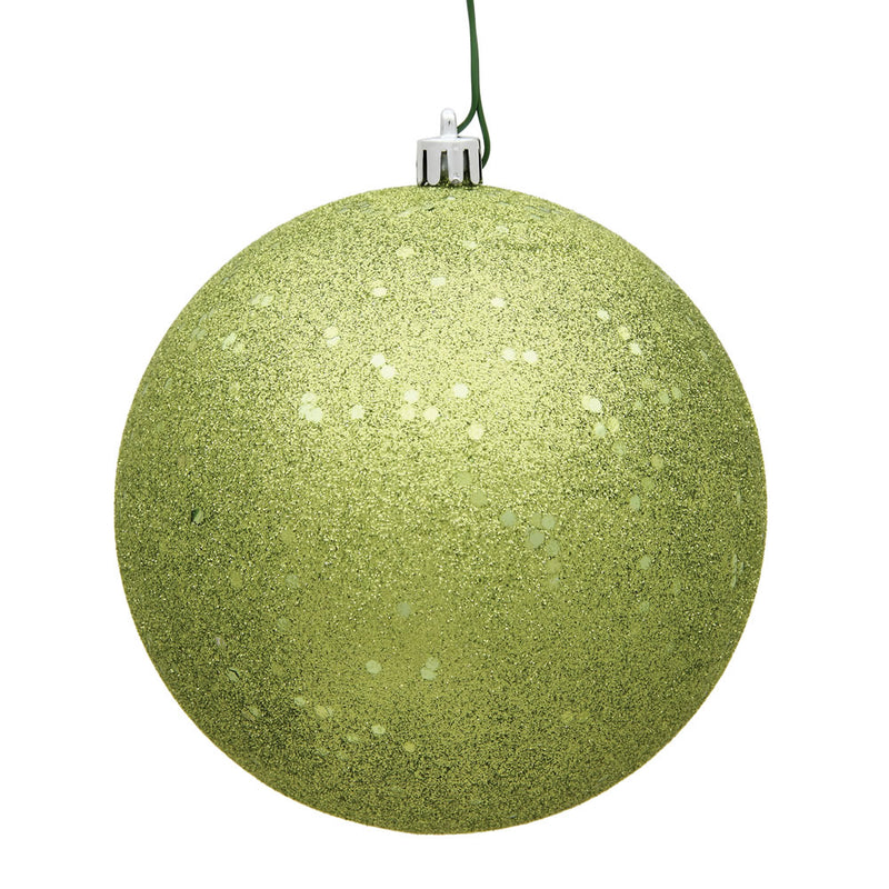 12" Lime Candy Ball UV Drilled Cap