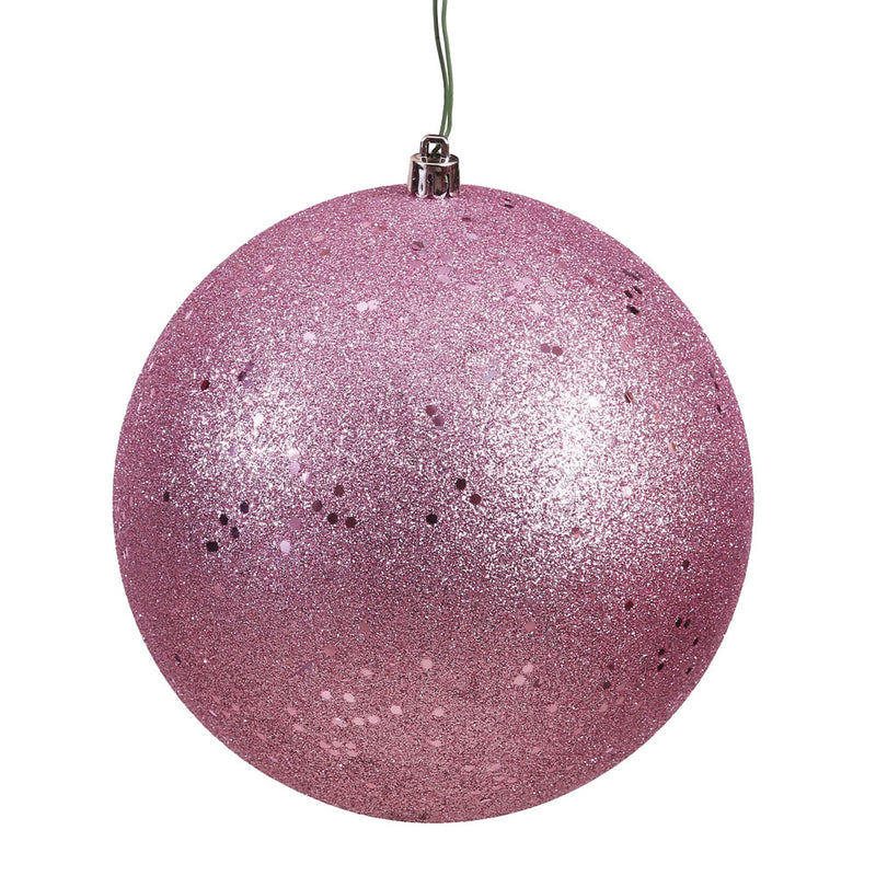 12" Mauve Ball UV Drilled Cap