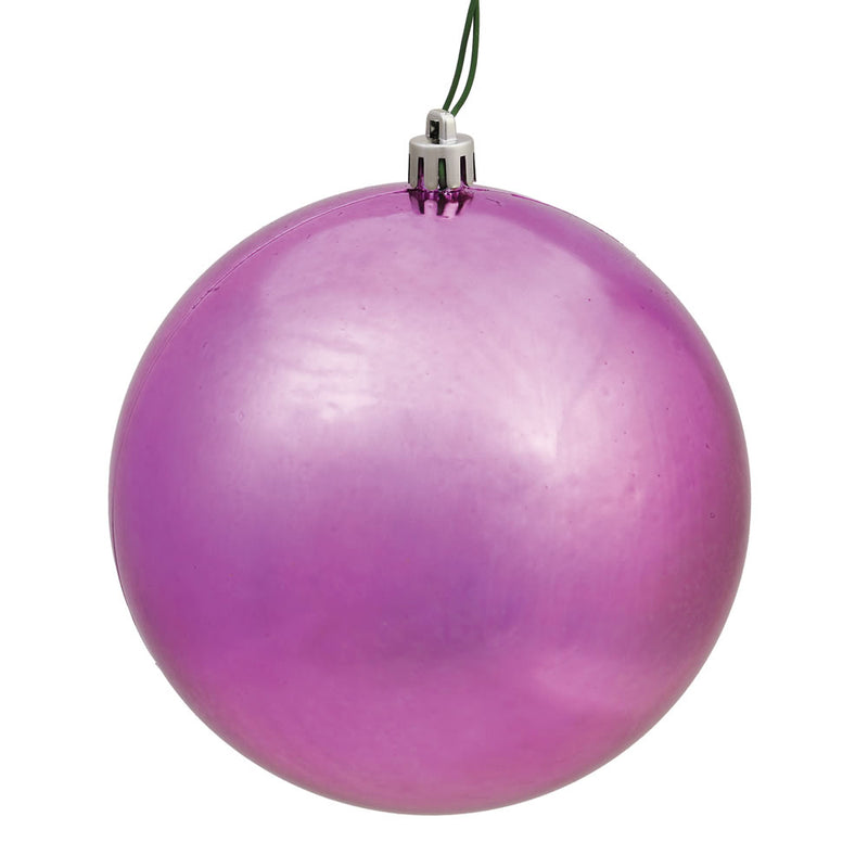 12" Mauve Ball UV Drilled Cap