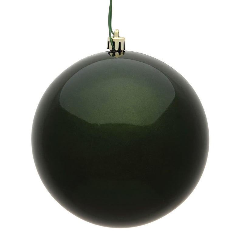 12" Moss Green Ball UV Drilled Cap