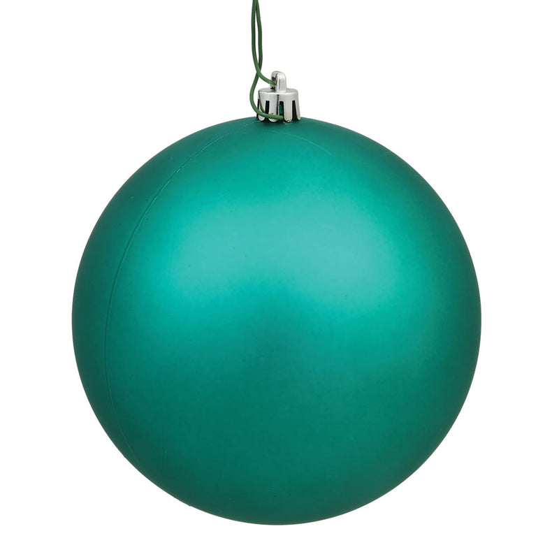 8" Teal Ball UV Drilled Cap