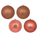 8" Coral Ball 4-Finish Assortment Pack of 4